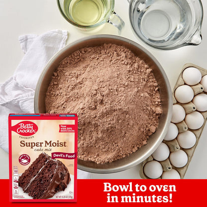 Betty Crocker Favorites Super Moist Devil’s Food Cake Mix, 13.25 oz