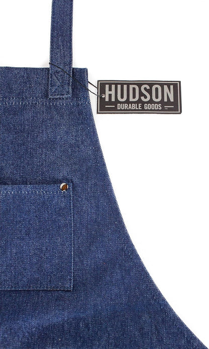Hudson Durable Goods - Professional Grade Chef Apron for Kitchen, BBQ & Grill