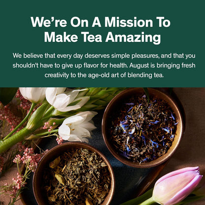 August Uncommon Painted Desert Black Tea – Spicy and Rich Blend with Notes of Mexican Chili, Cinnamon, and Dark Cocoa – Loose Leaf Tea Caffeinated for Daily Enjoyment in a Resealable Pouch (1.75oz)