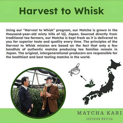 Matcha Kari Dr. Weil Complete Tea Set - White - Japanese Ceremonial Organic Matcha with Whisk and Holder, Ceramic Bowl, Sifter, and Scoop