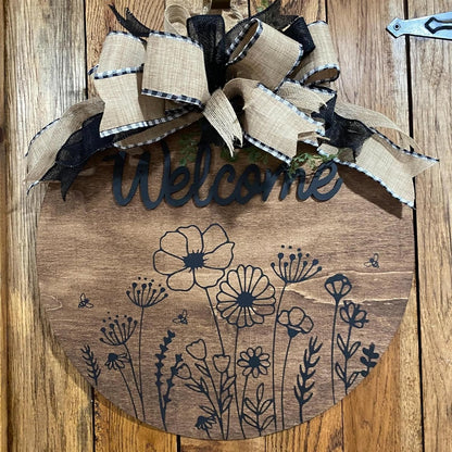 Flower Stencils for Painting Wildflower Stencils Reusable Floral Stencil for Crafts Wall Canvas Fabrics Furniture Card