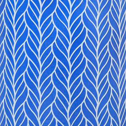 Cake Baking Stencil - Seamless Delicate Pattern for Decorating Tall Double Barrel Cake to Use with Buttercream, Royal Icing, Ganache, Paint, Airbrush (BRIDA)