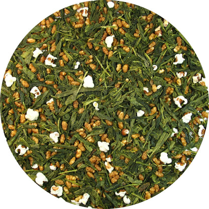 Organic Premium Genmaicha Popcorn Green Tea helps the stomach to digest – 1 LB Bag