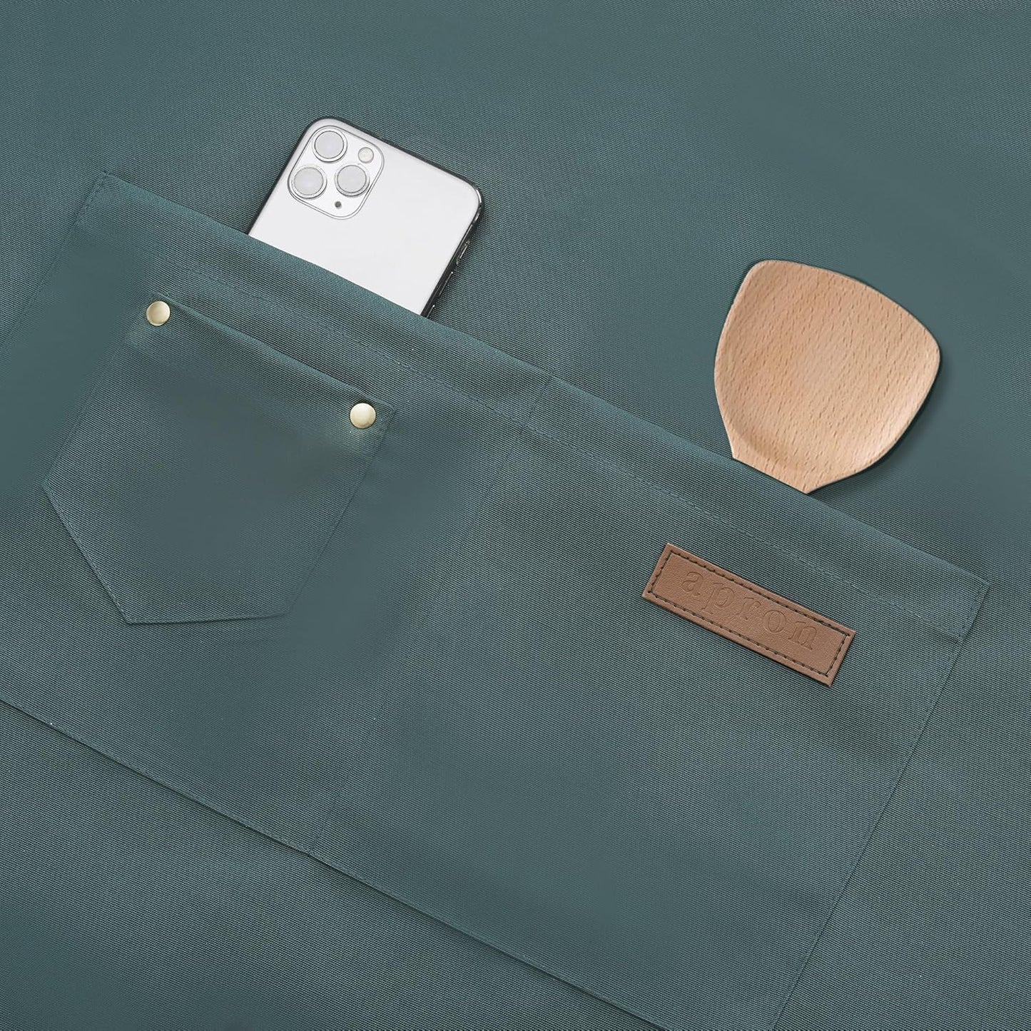 Tosewever Art Aprons for Women Painting Pottery Baking, Mens Buckle Straps Kitchen Apron with Pockets for Chef Cooking