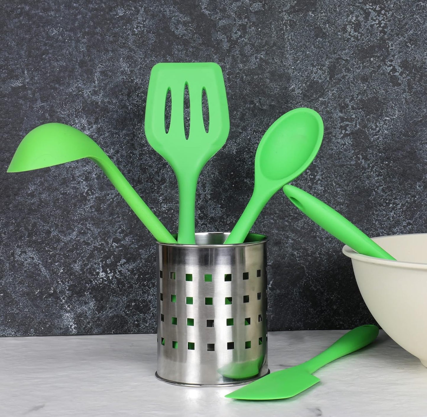 Chef Craft Premium Silicone Basting Brush, 10.25 inch, Green